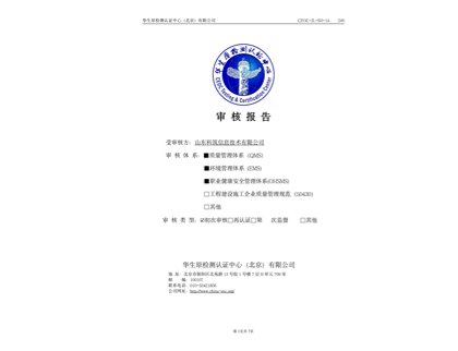 审核报告